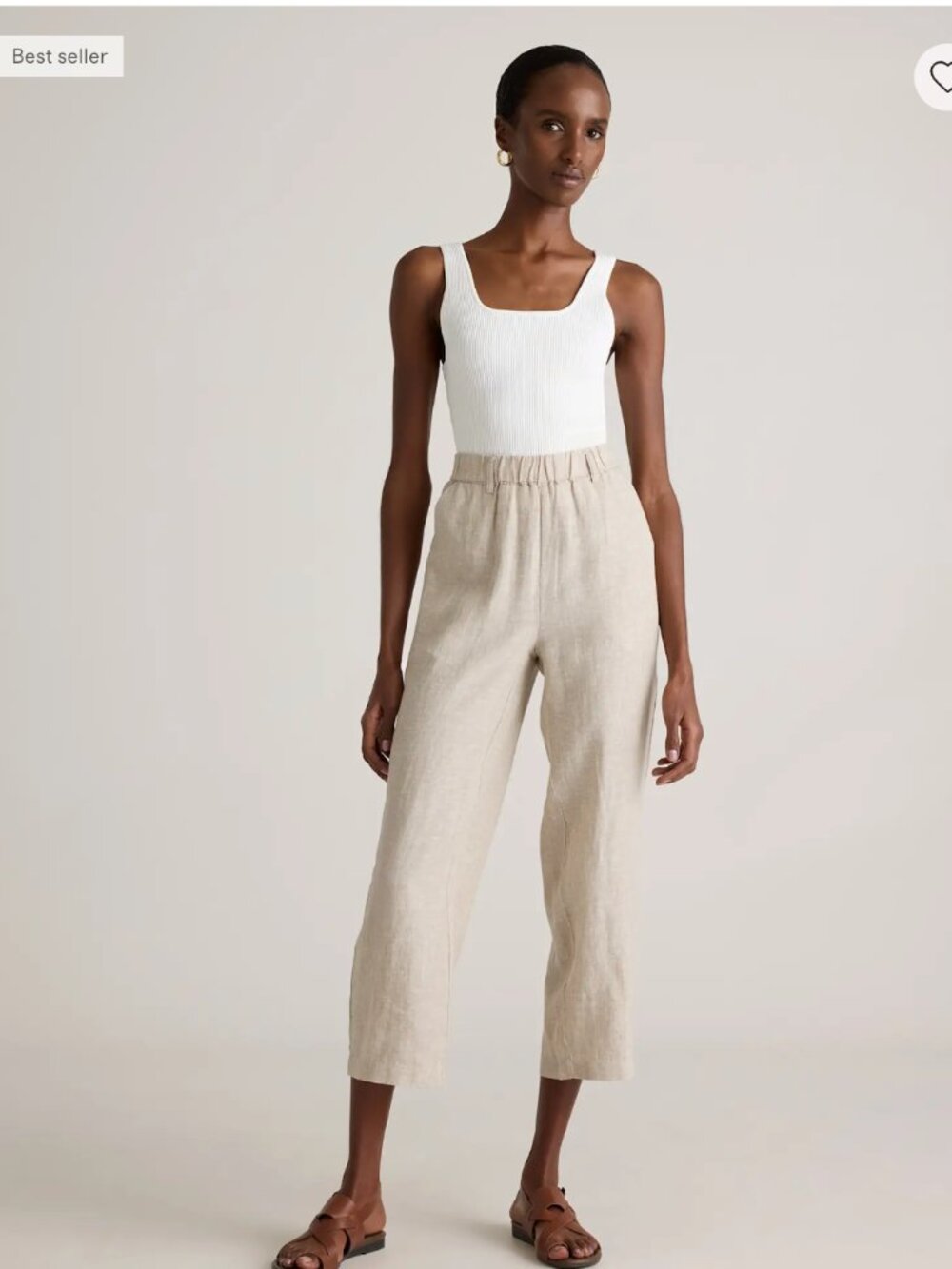 Quince 100% European Linen Pants - Flax Medium - Picture 2 of 6